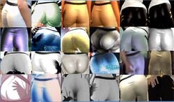 3d ass back big_ass big_butt dat_ass female female_only huge_ass jun_kazama kazama_jun milf namco solo tekken