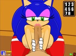 animated anthro blue_fur breasts ctrl-z duo erection fellatio female fur genderswap male male_pov oral oral_insertion penis pov rule_63 sex solo_focus sonic_(series) sonic_the_hedgehog sonic_transformed_2 sonique_the_hedgehog straight