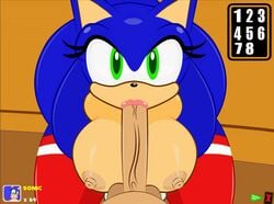 animated ctrl-z fellatio genderswap sonic_(series) sonic_the_hedgehog sonic_transformed_2 sonique_the_hedgehog tagme