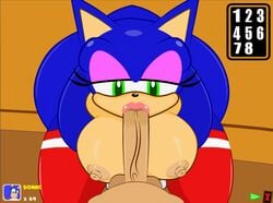 animated ctrl-z fellatio genderswap sonic_(series) sonic_the_hedgehog sonic_transformed_2 sonique_the_hedgehog tagme