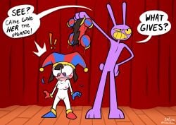 jax (the amazing digital circus) from the amazing digital circus by theenfman
