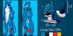 1boy anthro avian background beak blue feathers fur furry gryphon heel male male_only mammal model_sheet original original_character penis piercing ref_sheet siriuswolfus siriuswolfus_(character) soles solo toes