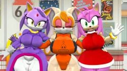 amy rose from sega by silverteam2017