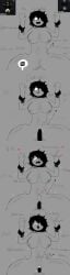 1boy 1girls bailanxiaobing big_breasts big_chest big_cock black_hair comic crying cum cum_in_pussy cum_inside dark-skinned_female dialogue dominant dominant_male english_text heart larry_(skibidi_toilet) reference_image roblox roblox_avatar robloxian skibidi_toilet smile text tv tv_head tv_man tv_man_(skibidi_toilet)