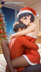kirigaya suguha from christmas by skypassion