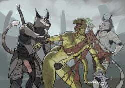 argonian from bethesda game studios by necromancycult