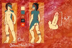 1boy anthro ass feet fur furry heel male male_only model_sheet nude penis pokemon pokemon_(species) quil quilava siriuswolfus soles solo star tattoo toes veins