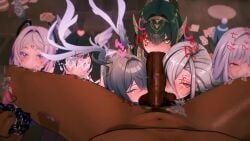 1boy 2026 30_seconds 3d 3d_animation 6+girls 7girls animated arlecchino_(genshin_impact) big_penis blowjob body_worship character_request citlali_(genshin_impact) collaborative_fellatio columbina_(genshin_impact) dark-skinned_male dark_skin deepthroat dilf dubcon dubious_consent erect_penis erection fellatio female femsub first_person_view genshin_impact group group_sex harem huge_cock human human_dominating human_dominating_humanoid humanoid humanoid_harem interracial koikatsu koro22 large_penis lauma_(genshin_impact) light-skinned_female light_skin longer_than_30_seconds looking_at_viewer male maledom moan moaning moaning_in_pleasure multiple_girls muscular muscular_male navia_(genshin_impact) nefer_(genshin_impact) oral oral_penetration oral_sex party pov pov_eye_contact pov_harem pulling_chain sex skirk_(genshin_impact) sound sound_effects teamwork thick_penis triple_fellatio veiny_penis video worship