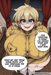 miralicit ai_generated 4k high_resolution hyper hyper_ass hyper_butt big_ass big_butt big_thighs thick_thighs thick_ass thick_legs thick_hips thick_butt hyper_thighs large_ass large_thighs large_butt shortstack hips butt big_breasts big_tits thick_breasts thick_tits large_breasts large_tits huge_breasts huge_ass huge_butt huge_thighs curvy curvy_female curvy_body curvy_hips sexy sexy_pose sexy_body sexy_female seras_victoria hellsing blonde_hair blonde_female short_hair comic dialogue blue_eyes 1boy 1girl