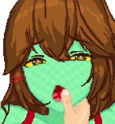 beasts big_breasts brown_hair fan_game fedyatale female furry furry_female snake snake_girl sneaky undertale zmeyka
