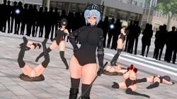 1futa 3d 3d_(artwork) 6+girls armor armored_female balls blood blush breasts buried buried_alive combat corpse crowd crowd_watching cum cyan_hair death dismemberment dominant_female ejaculation female female_combatant fight forced_orgasm futa_death futanari gore guro heroine huge_breasts huge_cock katana koikatsu masked_female melee_weapon mfwknoh multiple_girls original_character penis public public_exposure public_nudity pussy submissive_female submissive_futa sword unamused under_the_floor villainess