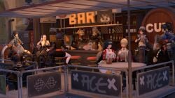 3d 3d_(artwork) absurd_res absurdly_large_cock alexandrina_sebastiane alternate_breast_size astra_yao belle_(zenless_zone_zero) big_breasts big_penis burnice_white caesar_king clothed clothing cum cum_in_container drinking drinking_cum ellen_joe evelyn_chevalier futa_only futaflux futanari highres huge_cock hyper_penis jane_doe_(zenless_zone_zero) large_breasts large_penis maid maid_headdress maid_uniform multicolored_hair multiple_futa purple_hair short_hair source_filmmaker thick_thighs vivian_banshee zenless_zone_zero zhu_yuan