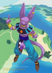 beerus from dragon ball by jeanwoof