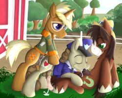 background_pony equine friendship friendship_is_magic horse magic male_only mammal my_little_pony pony post posthaste_(mlp) trenderhoof_(mlp) troubleshoes_(mlp)