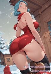 bulma (dragon ball) from dragon ball by lewdrune