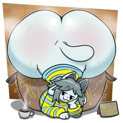 temmie from undertale by randompersonguy