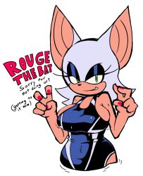 rouge the bat from sega by derekin4k