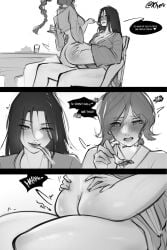 ass avatar_the_last_airbender azula big_ass big_butt blush blushing boobs breasts butt cleavage clothed clothed_sex clothes clothing dickgirl dubious_consent fat_ass fat_butt feeding female female_focus female_penetrated futanari hands_on_hips larger_female long_hair shorter_female smaller_female taller_female thick_ass thick_butt tits ty_lee