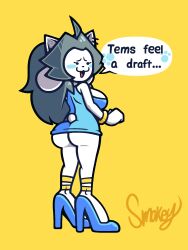 tem from undertale by smokey the menish