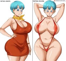bulma from dragon ball by panarandom