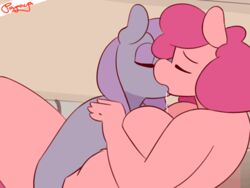 2girls animated anthro female friendship_is_magic furry incest kissing maud_pie_(mlp) multiple_girls my_little_pony papaya_(artist) pinkie_pie_(mlp) siblings sisters straight_hair yuri