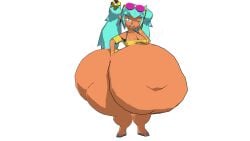 1girls bbw big_breasts bottomless brazilian_miku cleavage fat fat_belly hatsune_miku huge_ass huge_belly hyper hyper_belly morbidly_obese morbidly_obese_female obese obese_female sandals tan_body tanned tanned_skin wide_hips winking_at_viewer