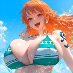 ai_generated female female_only nami_(one_piece) one_piece zhamarr