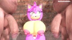 1girls 2boys 3d 3d_animation amy_rose animated anthro anthro_female belly belly_button big_breasts big_breasts big_penis bimbo bouncing_breasts bow_panties bra bra_down bra_pull bra_removed breasts breasts bwc completely_naked completely_naked_male completely_nude completely_nude_male eyelashes fat_man female_anthro flaccid flaccid_cock flaccid_penis furry gigantic_breasts green_eyes hairband huge_breasts huge_cock human human_on_anthro imminent_paizuri imminent_sex imminent_threesome large_breasts large_penis leviantan581re light-skinned_male light_skin mp4 naked nipples no_sound nude overweight overweight_male panties penis pink_fur presenting presenting_breasts red_bow red_hairband short_stack shortstack smile sonic_(series) sonic_the_hedgehog_(series) tagme video wall wall_(structure) white_cock white_dick white_guy white_male white_man