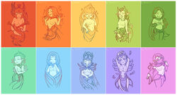 10girls aiushtha_the_enchantress armor breast_grab breasts crystal_maiden death_prophet dota dota_2 dress enchantress headgear helmet legion_commander lina merfolk mermaid monster_girl naga_siren navel nipples phantom_assassin skirt spirit taur templar_assassin topless vengeful_spirit windranger