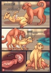 absurd_res bite bodily_fluids canid canine canis comic cum cum_in_pussy cum_in_uterus cum_inside domestic_dog duo ejaculation female feral genital_fluids hi_res litter_(animal) male male/female mammal mother_(lore) mother_and_child_(lore) parent_(lore) parent_and_child_(lore) penetration sex splashtf transformation vaginal_penetration