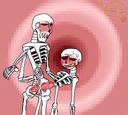 2boys blush brothers holding_legs incest male male_penetrated papyrus sans standing standing_sex underfell undertale