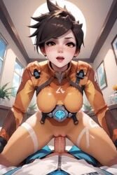 ai_generated cowgirl cowgirl_position cowgirl_position male/female naked_female no_sound penis_in_pussy pov pov_eye_contact pov_male riding riding_penis tagme tracer vagina vaginal_penetration vaginal_sex video