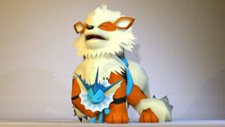 2015 3d animated arcanine canine duo eeveelution female feral fruitymilk interspecies male mammal nintendo open_mouth pokemon pokemon_(species) sex source_filmmaker straight vaporeon video_games