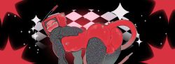 ass ass_focus balls bent_over data_devil_(erodedlust) erodedlust original_character tail