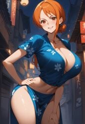 ai_generated alkkemii female female_only nami_(one_piece) one_piece