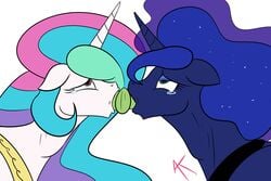 alicorn appelknekten crying crying_with_eyes_open deep_throat dildo double_dildo double_dildo_deepthroat equine female female_only femsub feral forced forced_oral forced_yuri friendship_is_magic horn incest mammal my_little_pony neck_bulge oral oral_sex princess_celestia_(mlp) princess_luna_(mlp) sex_toy sisters tears throat_bulge wings yuri