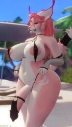 1futa 3d armwear beach_background beach_chair big_ass big_breasts big_bulge big_cock big_ears blue_sky bulge cock_sleeve curvaceous curvaceous_figure curvy_figure dickgirl dickgirl_only forehead_mark furry futa_only futanari g_string gynomorph huge_breasts huge_cock intersex kink_gear long_penis long_pink_hair long_teeth looking_at_viewer mesh_clothing no_balls pink_eyes pink_fur pink_hair pink_nail_polish pink_nails pink_nipples pink_nose pink_penis pink_tail saber-toothed_cat saber-toothed_tiger sharp_claws sharp_teeth smiling_at_viewer solo solo_futa tagme thick_thighs voluptuous_futanari