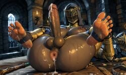 ai_generated cum dancer_of_the_boreal_valley dark_souls dark_souls_3 feet futanari