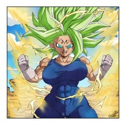 1girls abs ass_visible_through_thighs aura big_breasts blue_eyes bodysuit bouncing_breasts breasts busty cameltoe cleavage coffeenexxa corruption dragon_ball dragon_ball_super dragon_ball_z electricity evil_grin female_only female_saiyan fusion gloves green_hair kefla legendary_super_saiyan majin_mark mind_control muscular_arms muscular_female muscular_thighs nexxa potara_earrings powering_up skin_thight skin_tight skinsuit skintight skintight_bodysuit spiked_hair super_saiyan_2 takeover thick_thighs thighs thunder_thighs toned_female universe_6 vegeta_(cosplay) veins veiny_muscles wide_hips