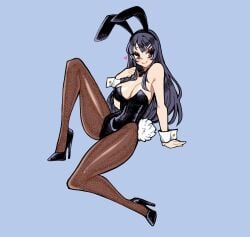 1girls black_bowtie black_bunny_ears black_bunnygirl_costume black_bunnysuit black_footwear black_hair black_hair_female black_hairband black_high_heels black_leotard black_shoes black_topwear blue_background bowtie brown_legwear brown_pantyhose bunny_ears bunny_tail bunnygirl bunnygirl_outfit busty busty_female busty_girl busty_teen closed_mouth_smile crystalsugarstars curvaceous curvaceous_body curvaceous_female curvaceous_figure curvaceous_hips curvaceous_teen curvaceous_thighs curvy curvy_body curvy_female curvy_figure curvy_hips curvy_teen curvy_thighs female footwear hairband heart high_heels high_resolution high_school_student highres hourglass_figure lean_body lean_figure legwear leotard narrow_waist pantyhose purple_eyes purple_eyes_female sakurajima_mai school_girl seishun_buta_yarou_wa_bunny_girl_senpai_no_yume_wo_minai shoes simple_background slender_body slender_waist slim_girl slim_waist smile smiley_face smiling smiling_at_viewer smirk teen_girl teenage_girl teenager thin_waist topwear white_wrist_cuffs wide_hips wrist_cuffs young_female young_woman