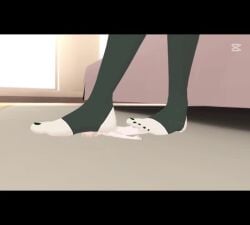 barefoot feet foot_fetish footjob mmd seilah stomp tagme trample trampling video