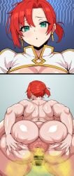 ass_focus bbw boudica_(fate) boudica_(fate/grand_order) fart fart_cloud fart_fetish farting fate/grand_order fate_(series) gigantic_ass gigantic_breasts huge_ass huge_breasts hyper_ass joyouhan8342 nude plump