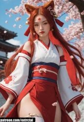 anime cherry_blossoms cosplay cultural_outfit fantasy japan_vibes kimono sakura_season spring_aesthetic