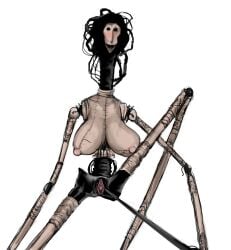 0zempicshitter alternate_breast_size big_breasts creepy doctor_nowhere female female_only gigantic_breasts large_breasts monster monster_girl nightmare_waifu the_locust ugly_female