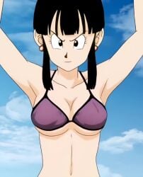 ai_generated chichi dragon_ball dragon_ball_super dragon_ball_z grabbing_own_breast tagme video