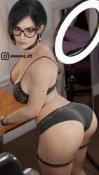 ada_wong asian ass ass_focus black_hair resident_evil resident_evil_4 underwear