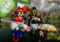 animatronic big_balls big_breasts big_cock big_cocks bikini_top bow bow_in_hair bow_ribbon breasts circus_baby circus_baby_(fnaf) circus_queen_(justaperson) clown clown_girl cock_piercing cock_ring crown damaged damaged_clothes damaged_clothing dickgirl duo_futas five_nights_at_freddy's five_nights_at_freddy's:_sister_location futanari ginger ginger_hair huge_balls huge_breasts huge_cocksballs hyper_balls hyper_penis jordevoir massive_breasts orange_hair red_hair robot robot_girl scrap_baby scrap_baby_(fnaf) scrap_mommy sister_location testicles thick thick_thighs tiara white_skin white_skin_(monochrome)