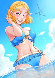 princess zelda from nintendo by red draws