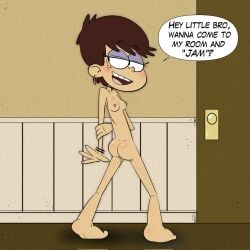 1girls ass breasts breasts_out brown_hair female female_focus female_only luna_loud mindgasmyt nickelodeon nude nude_female the_loud_house