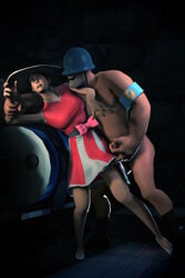 1boy 1girls 3d female femscout human human_female human_male human_only imminent_rape light-skinned_female light-skinned_male light_skin male male_focus male_only molestation scared scouter soldier soldier_(team_fortress_2) soldier_(tf2) source_filmmaker team_fortress team_fortress_2